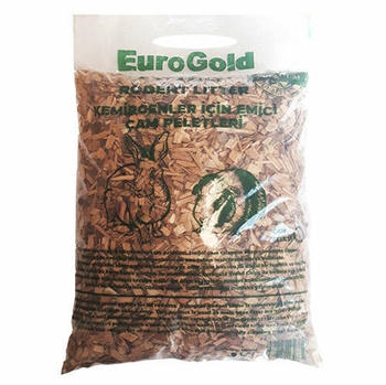 Euro Gold Wild Rodent Doğal Ağaç Kemirgen İçin Emici Çam Peleti Taban Altlığı 5 Lt
