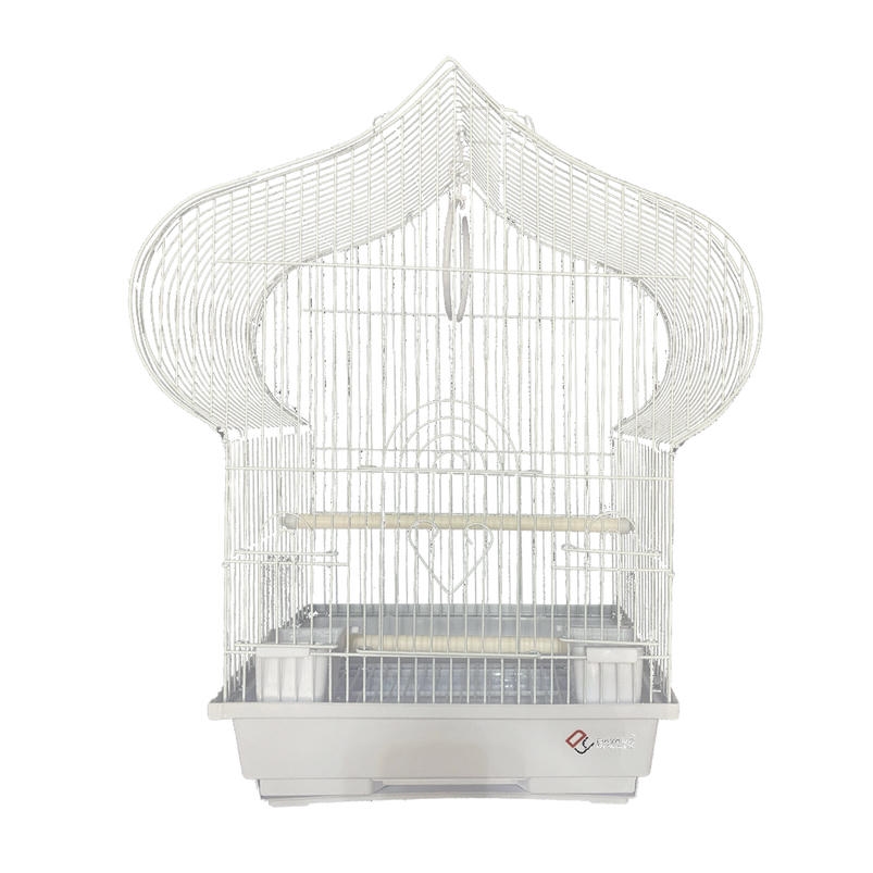 Dayang Kuş Kafesi Damla Şekilli 29.5 x 22.3 x 49 Cm Beyaz