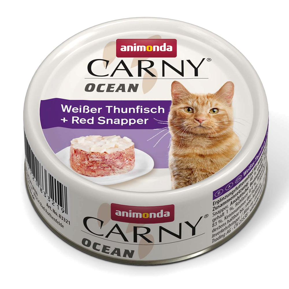Animonda Carny Ocean 80 Gr Ton+Kırlangıç Kedi Konservesi