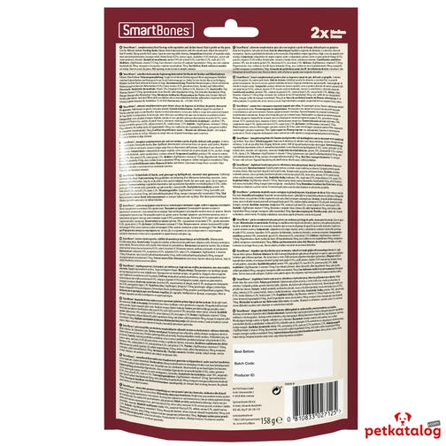 Smart Bones Tavuklu Düğüm Medium Köpek Ödülü Çiğneme Kemiği 2'li (158 gr)
