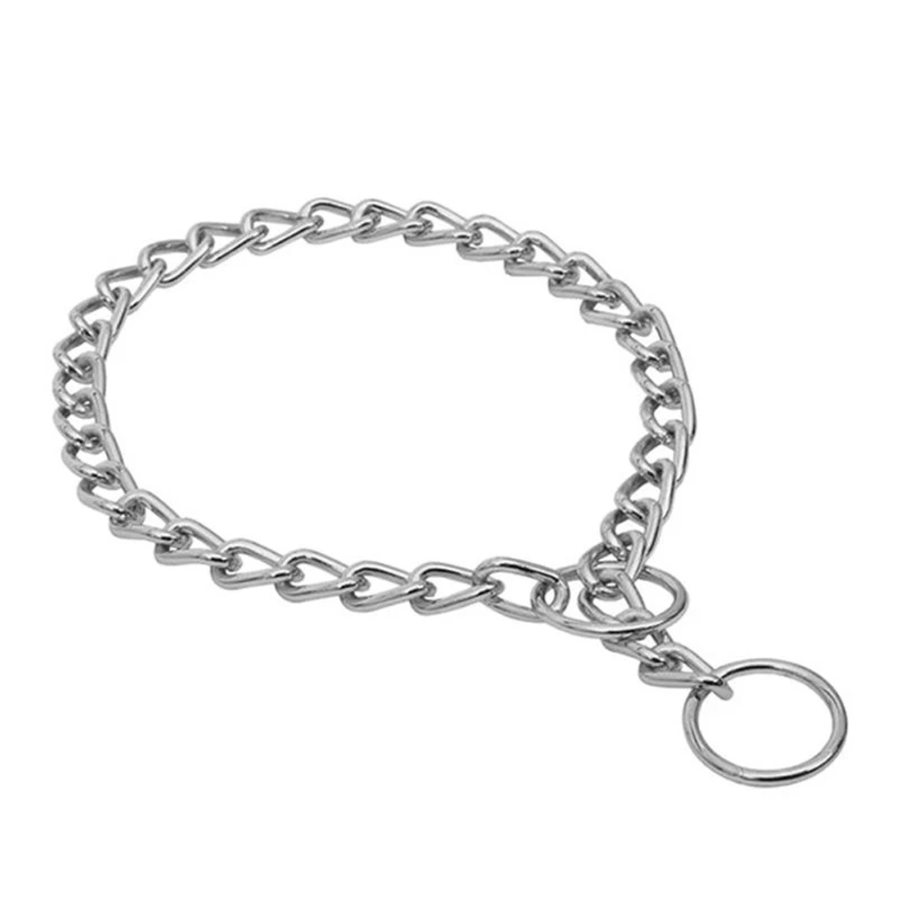 Doggie Boğma Zincir Krom Kaplama Köpek Boyun Tasması 3,5x40-50cm
