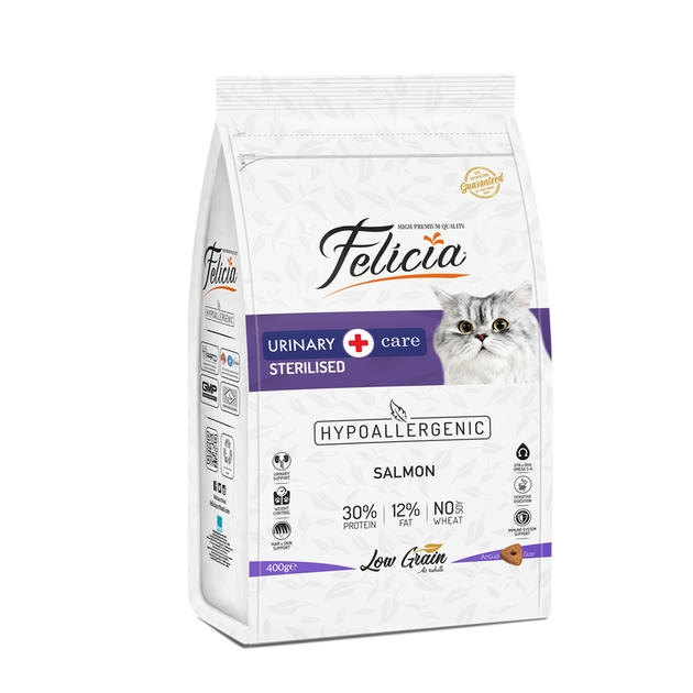Felicia Az Tahıllı Somonlu Kısır Kedi Maması 400g