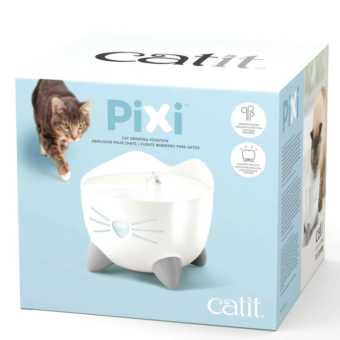 Catit Pixi Fountain Su Seviye Alarmlı Su Pınarı Beyaz 2 Lt