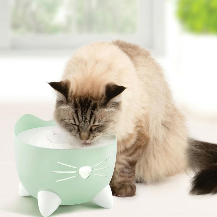 Catit Pixi Fountain Su Seviye Alarmlı Su Pınarı Nane Yeşili 2 Lt