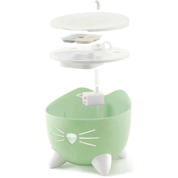 Catit Pixi Fountain Su Seviye Alarmlı Su Pınarı Nane Yeşili 2 Lt