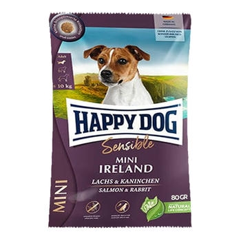 Happy Dog Mini İrland Somonlu Hassas Köpek Maması 80 gr