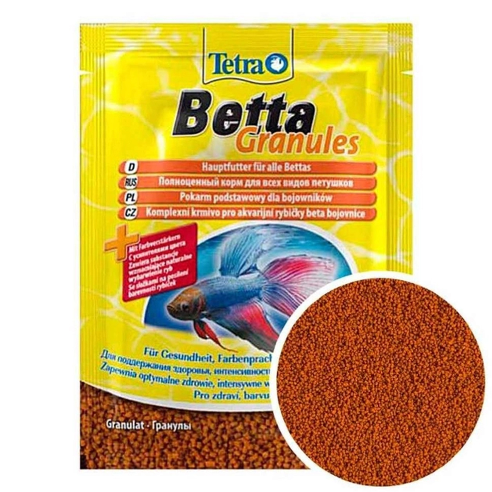 Tetra Betta Granules Beta Balıkları için Granül Yem 5 Gr