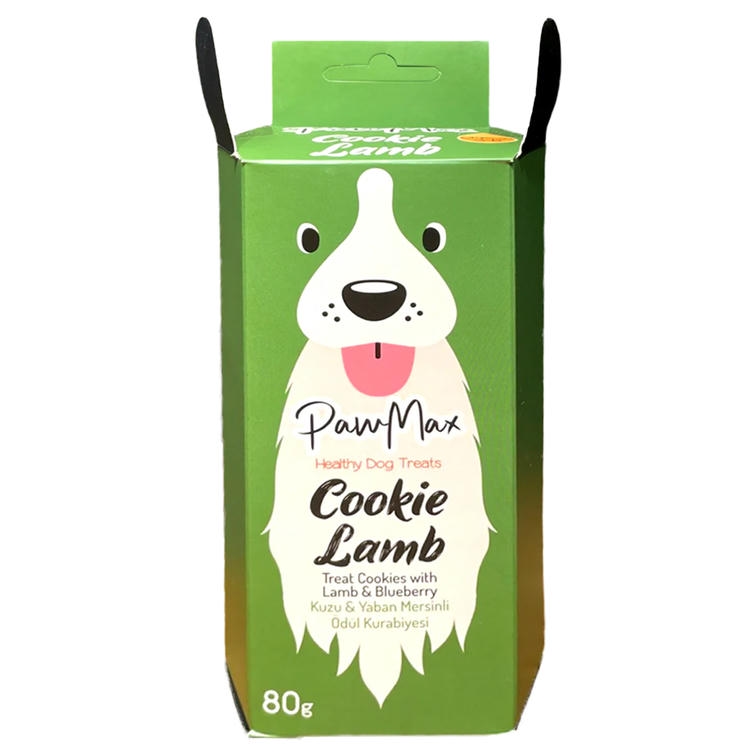 PawMax Kuzu Eti ve Yaban Mersinli Köpek Ödül Maması 80 gr