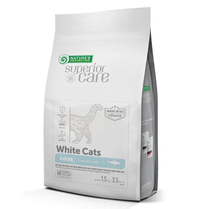 Nature's Protection White Coat Beyaz Tüylü Yetişkin Kedi Maması 1,5kg