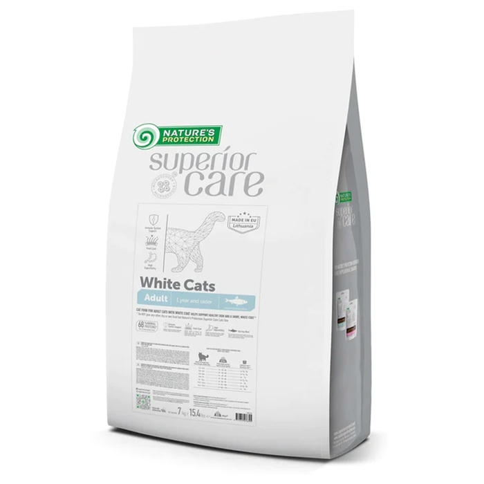 Nature's Protection White Coat Beyaz Tüylü Yetişkin Kedi Maması 1,5kg