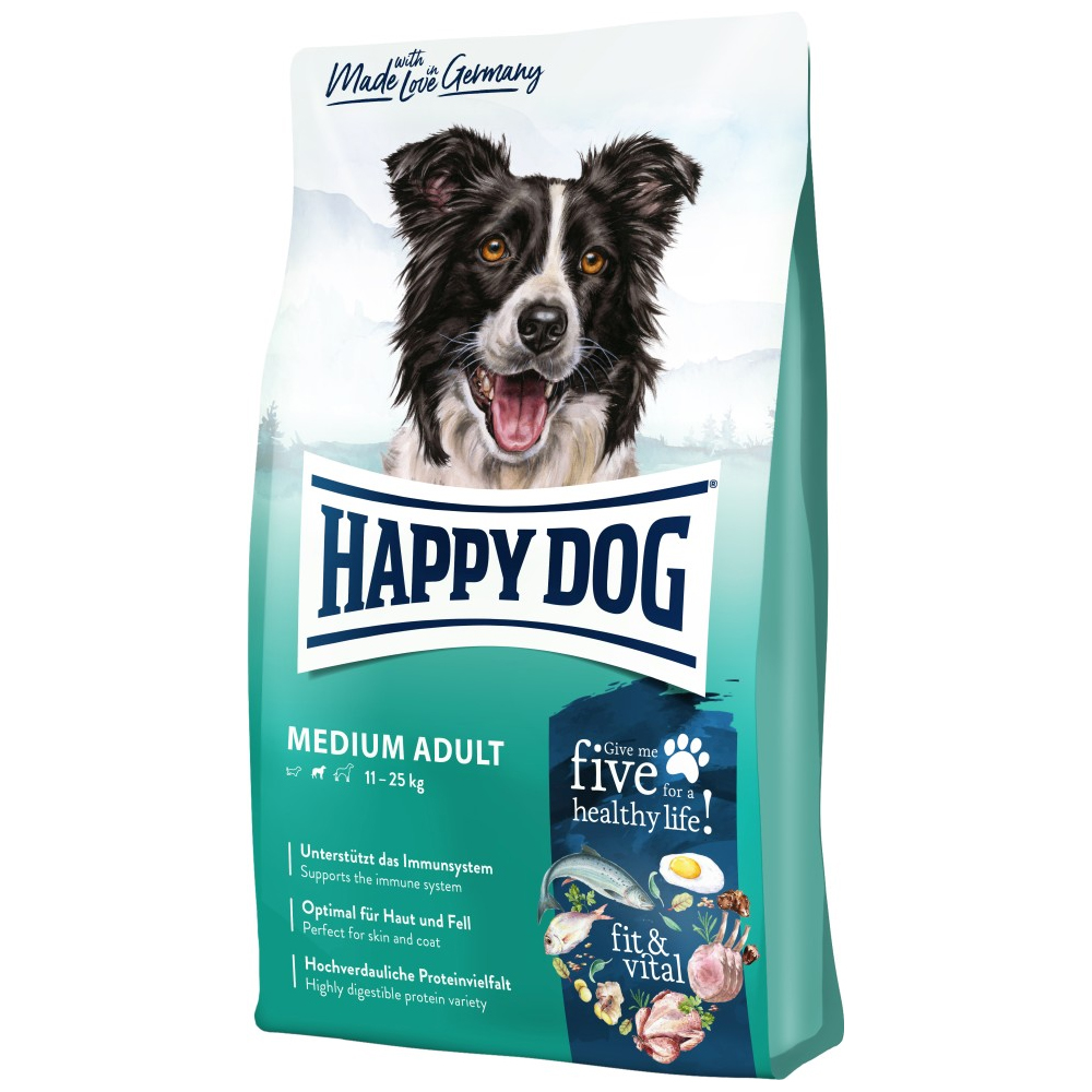 Happy Dog Fit & Vital Medium Adult Yetişkin Köpek Maması 4 KG