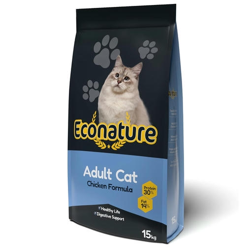 Econature Tavuklu Yetişkin Kedi Maması 15 KG
