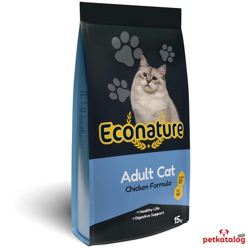Econature 15 Kg Tavuklu Yetişkin Kedi Maması
