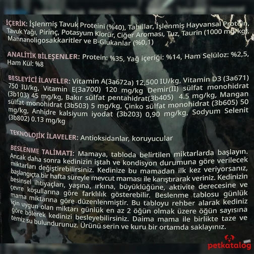 Econature 15 Kg Tavuklu Yavru Kedi Maması