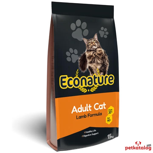 Econature 15 کیلوگرم غذای گربه بالغ با بره