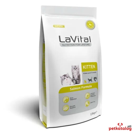 LaVital Kitten 1,5 کیلوگرم غذای بچه‌گربه با سالمون