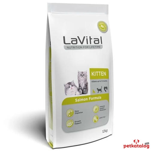 LaVital Kitten 12 کیلوگرم غذای بچه‌گربه با سالمون