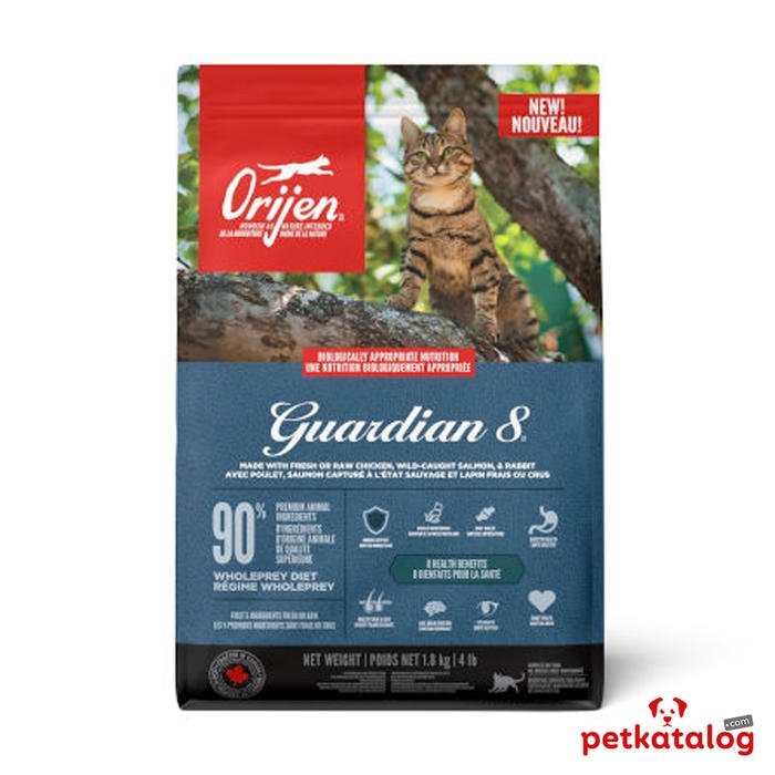 Orijen Guardian 8 4,5 Kg Tavuklu ve Balıklı Tahılsız Yetişkin Kedi Maması