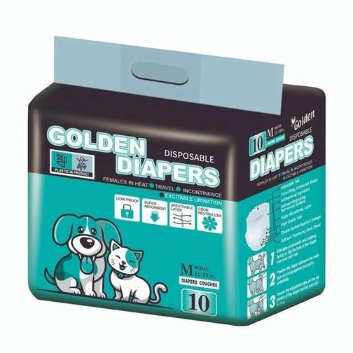 Golden Diaper Köpek Alt Bağlama Bezi Medium