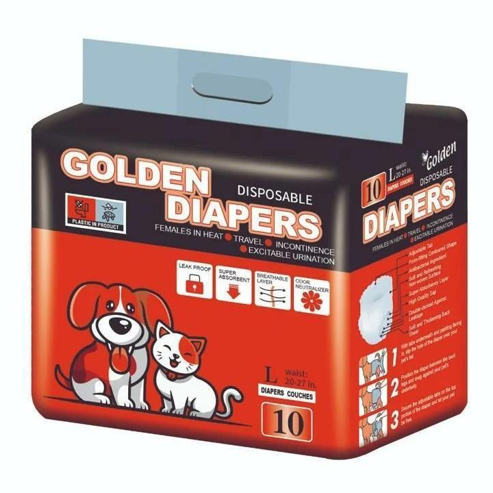 Golden Diaper Köpek Alt Bağlama Bezi Large