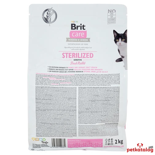 Brit Care Grain-Free Sterilised Sensitive Kısırlaştırılmış 2 Kg Kedi Maması