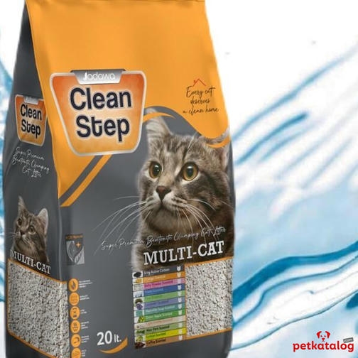 Jadawa Clean Step Bahar Kokulu 20 LT İnce Taneli Topaklanan Bentonit Kedi Kumu