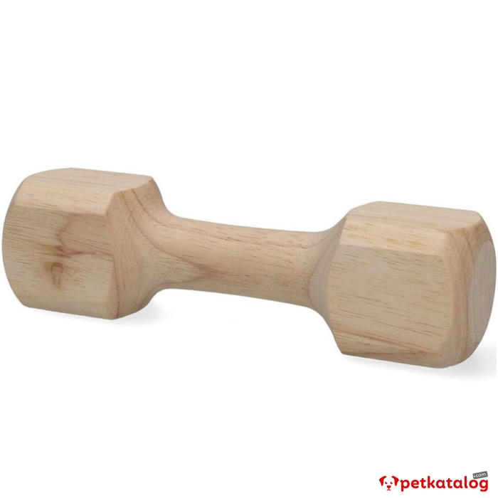 Pawise Ahşap Köpek Eğitim Dambılı Medium 20 Cm