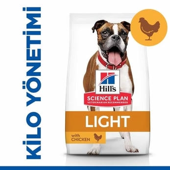 Hill's Science Plan Light Medium Adult 2,5 کیلوگرم غذای سگ بالغ نژاد متوسط با مرغ