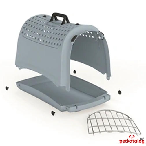 Imac Linus Cabrio Second Life Kedi-Köpek Taşıma Çantası 50x32x34,5cm (Gri)