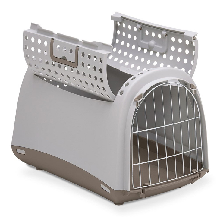 Imac Linus Cabrio Kedi ve Köpek Taşıma Çantası Gri 50x32x34,5cm