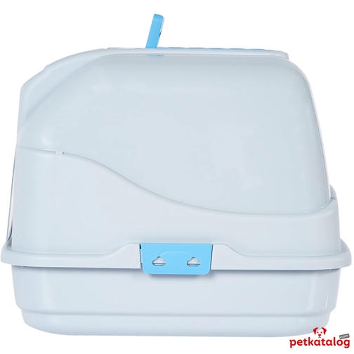 Imac Easy Cat درب جعبه بستر گربه با فیلتر سفید/آبی 50x40x40cm