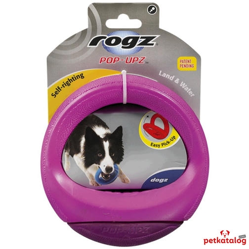 Rogz Toyz Pop-Upz اسباب بازی پرتاب و واکشی [M/L] 14,5cm (صورتی)