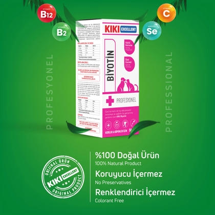 KIKI Excellent ضد ریزش بیوتین گربه و سگ 50ml