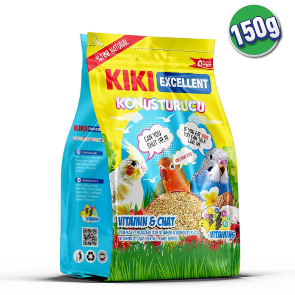 KIKI Excellent Konuşturucu Kuş Yemi 150gr