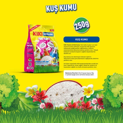 KIKI Excellent Kuş Kumu 250gr