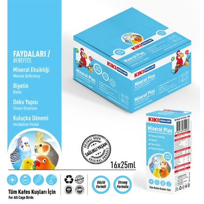 KIKI Kuşlar İçin Mineral Damlası 25ml