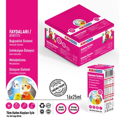 KIKI Kuşlar İçin Immune System Damlası 25ml