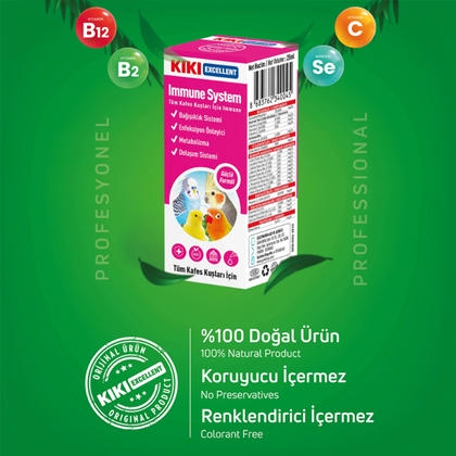 KIKI Kuşlar İçin Immune System Damlası 25ml