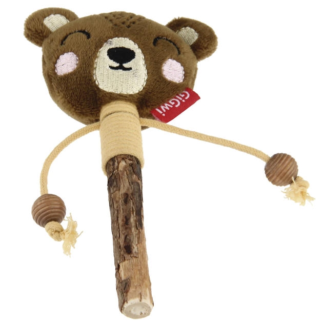 Gigwi Matatabi Stick Ayı Peluş Kedi Oyuncağı