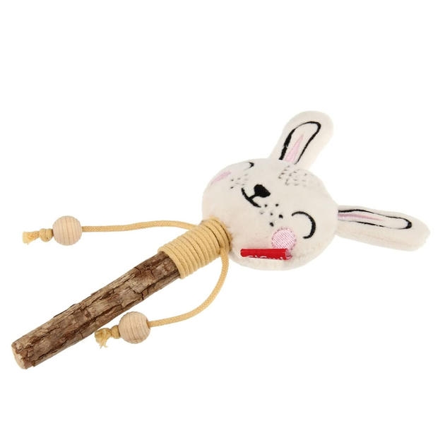 Gigwi Matatabi Stick Tavşan Peluş Kedi Oyuncağı
