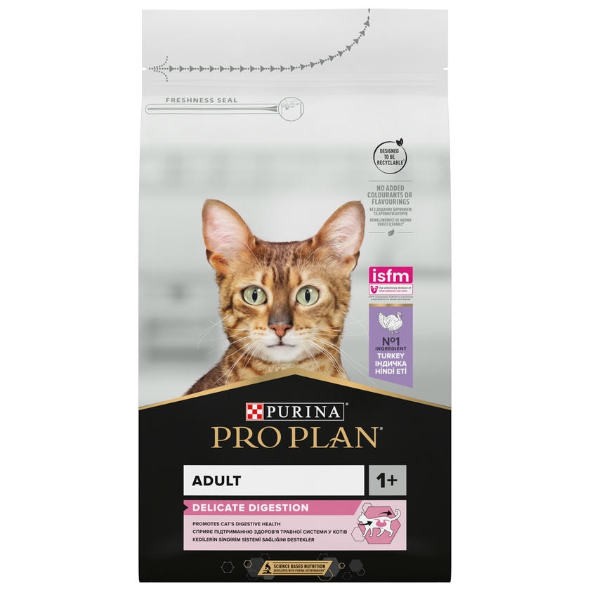 Pro Plan Delicate Turkey - Hindi Etli Seçici Yetişkin Kedi Maması 3KG