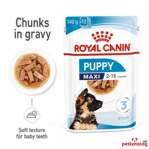 Royal Canin Maxi Puppy غذای مرطوب توله سگ نژاد بزرگ 140gr