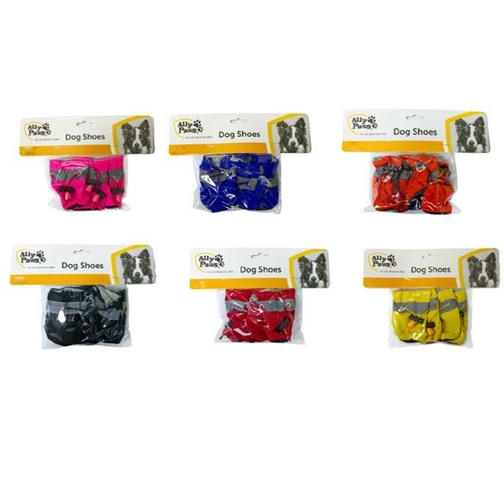 Ally Paws Köpek Ayakkabısı [XSmall] 4 Adet (Karışık Renklerde)