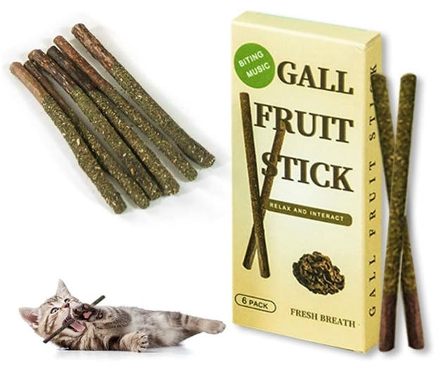 Matatabi Cats Matatabi Cat Mint Stick Meyveli Kedi Otlu  6'lı 14cm