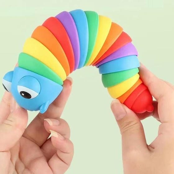 Glipet Haraketli کاترپیلار پلاستیکی گربه اسباب بازی 17 Cm