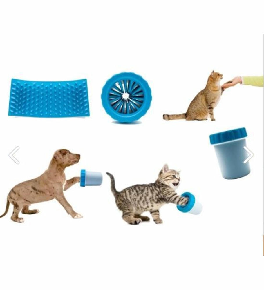 Fabyan Kedi ve Köpekler İçin Pati Yıkama Aparatı Küçük Boy