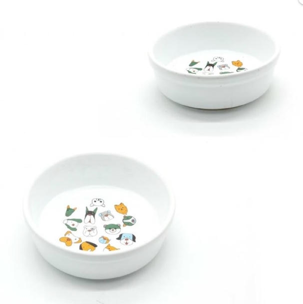 Ally Paws Karışık Desenli Seramik Mama Kabı 400Ml