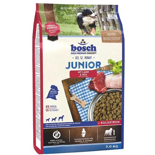 Bosch Puppy Lamb Kuzulu Glutensiz Yavru Köpek Maması 3 KG