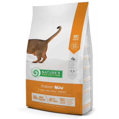 Nature's Protection Indoor Düşük Tahıllı Kümes Hayvanlı Yetişkin Kedi Maması 2 Kg