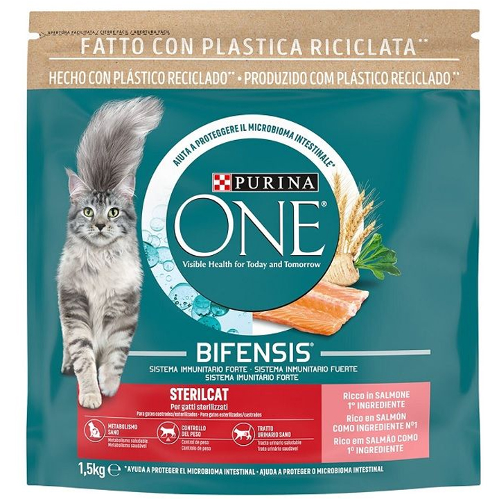 Purina One Somonlu Kısırlaştırılmış Kedi Maması 1,5kg